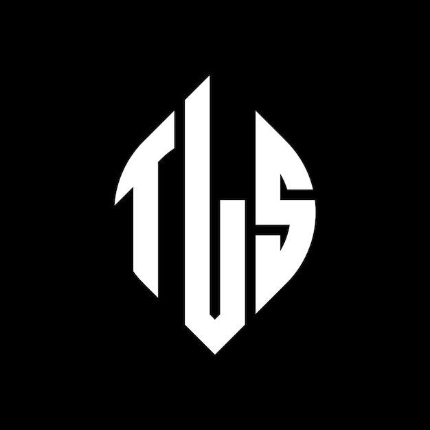 원과 타원형으로 된 TLS 원자 로고 디자인 TLS 타원형 글자 타원형 스타일의 세 개의 이니셜은 원을 형성합니다 TLS 원 블럼 추상 모노그램 글자 표지 터