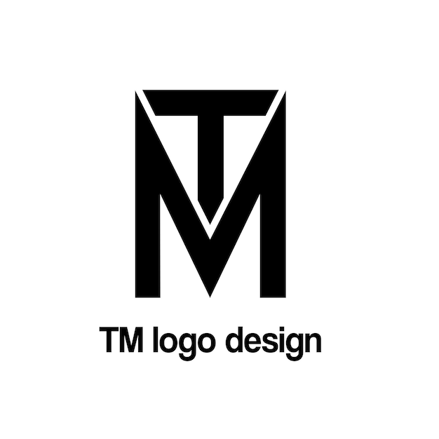 TM letters vector logo ontwerp