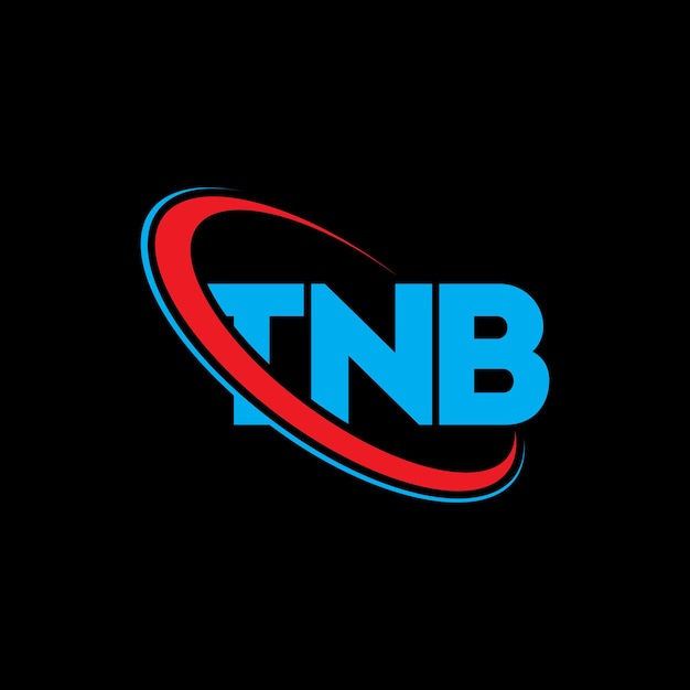 TNB logo TNB letter TNB letter logo ontwerp Initialen TNB logo gekoppeld aan cirkel en hoofdletters monogram logo TNB typografie voor technologie bedrijf en vastgoed merk