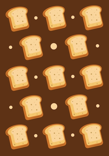 Toast bread wallpaper