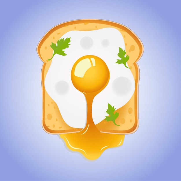 Toast with egg