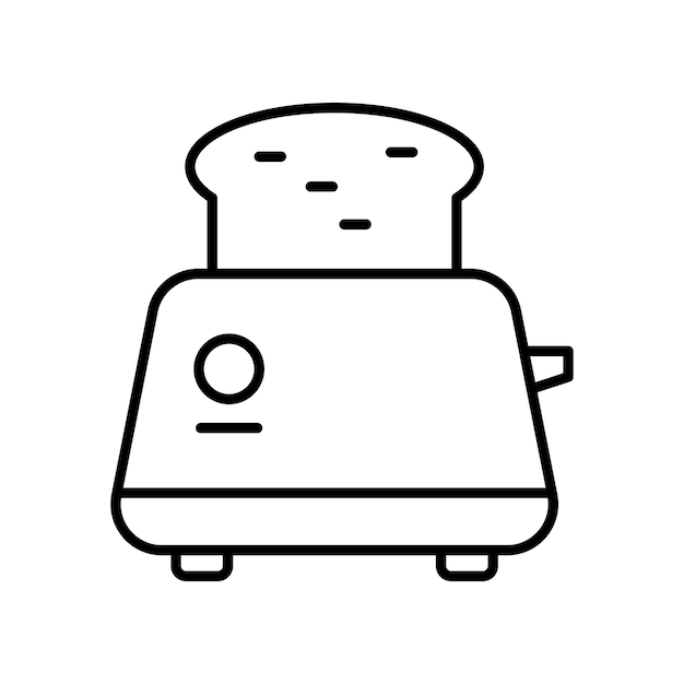 Toaster Icon Vector Design Illustration