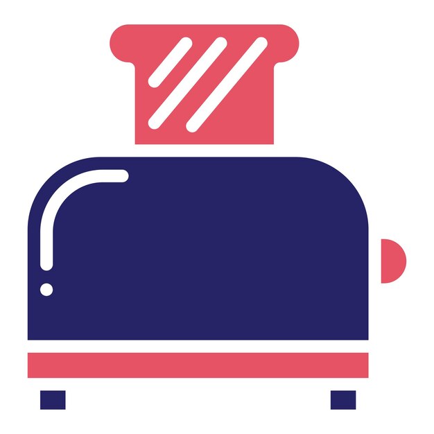 Toaster vector icoontje illustratie van Morning en Breakfast icoonset