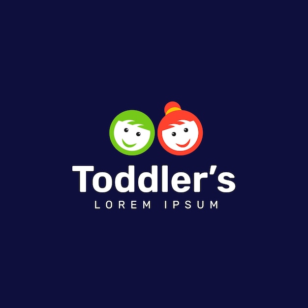 Toddlers Logo Illustration