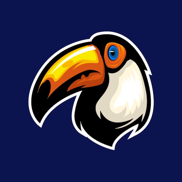 Toekan mascotte logo