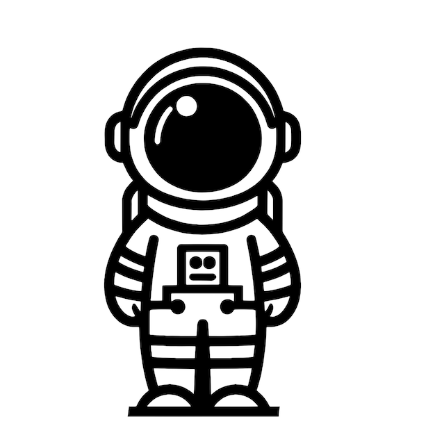 Vector toekomstige astronaut svg