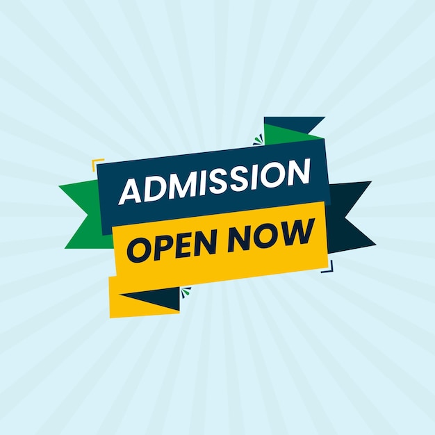 Toelating open banner tag abstract vorm school college universiteit coaching