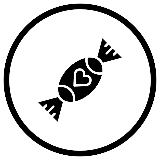 Toffee Vector Icon Design Illustration