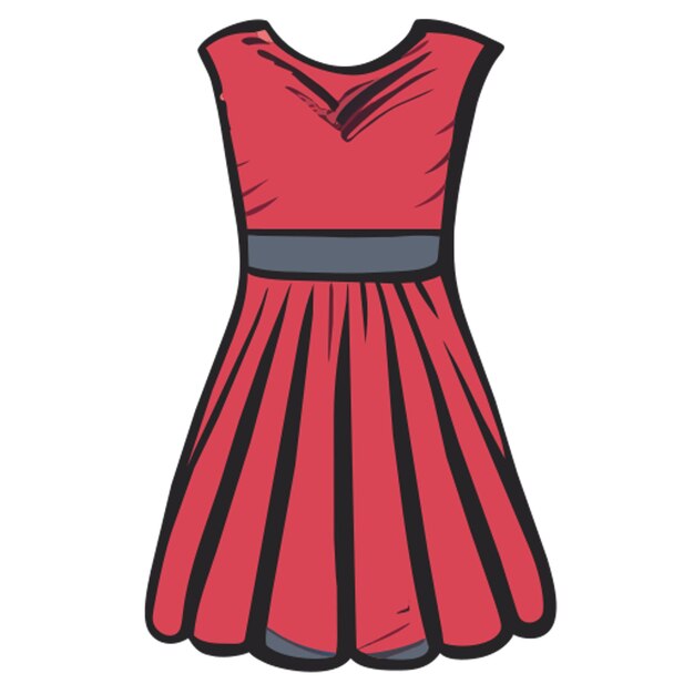 Vector toga dress icon uneven fill