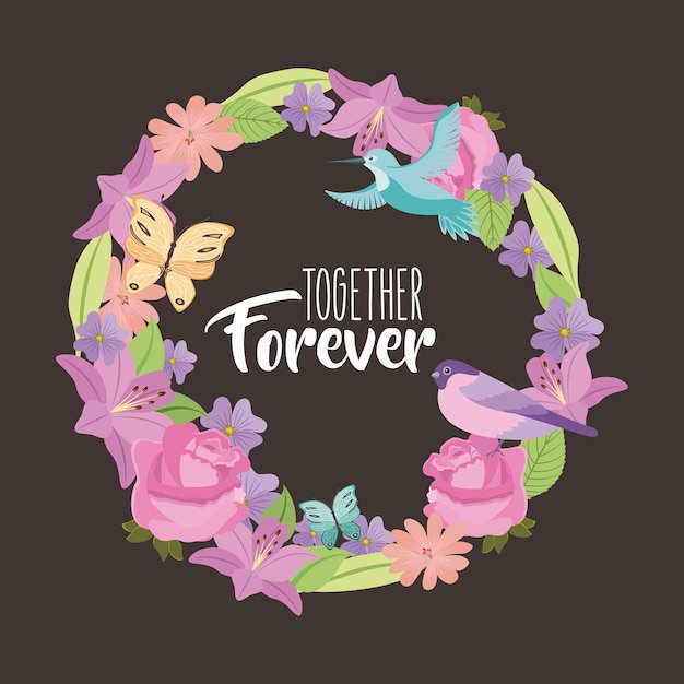 Together forever card