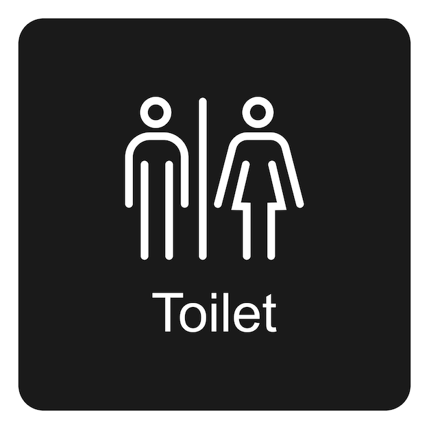 toilet direction icon vector illustration design