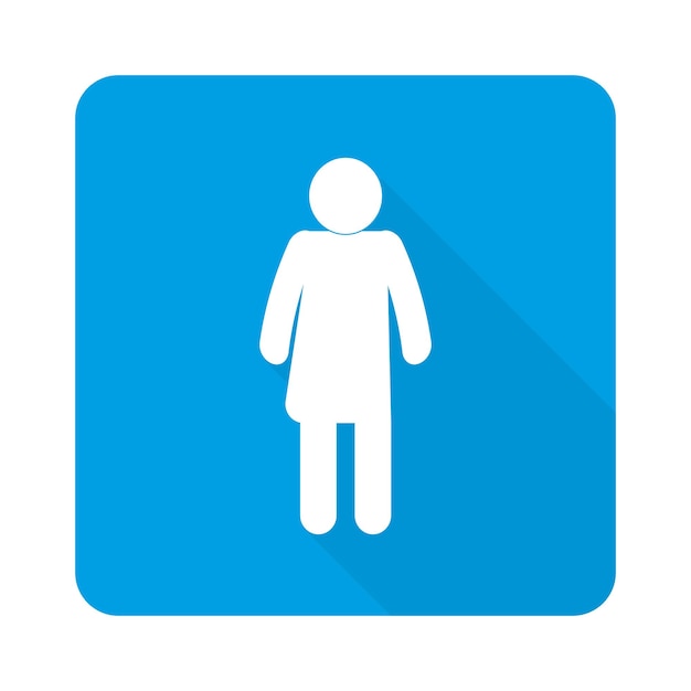 Toilet flat icon transgender flat icon public wc graphic sign