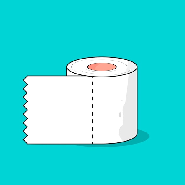 Toilet Paper isolated object