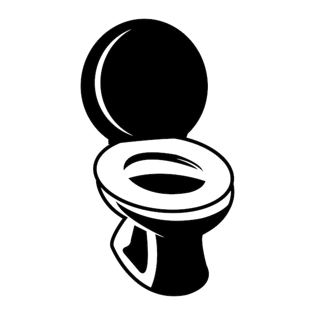 Toilet pictogram logo vector ontwerpsjabloon