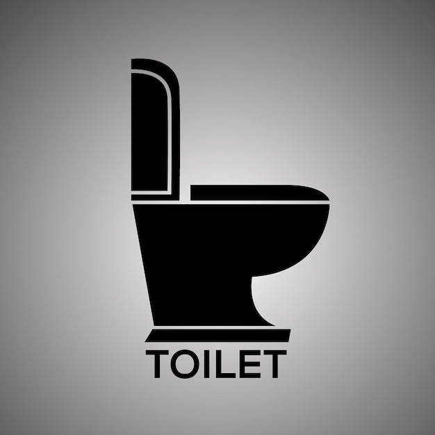Segno e logo del bagno della toilette