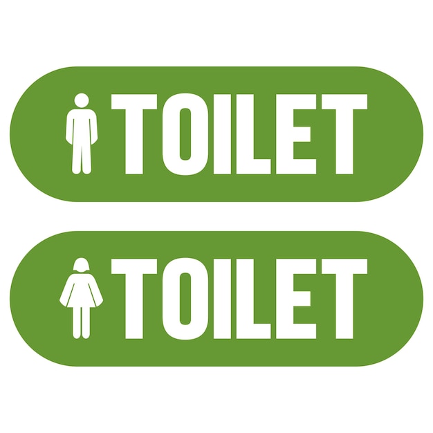 Toilet Sign and rest room