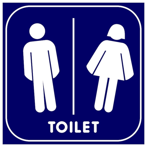 Toilet Sign and rest room