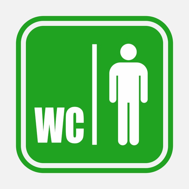 toilet sign vector3