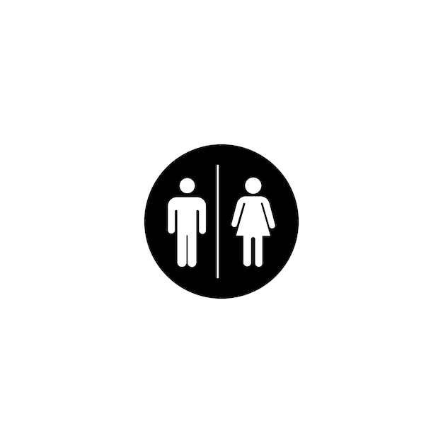 Toilet signs logo