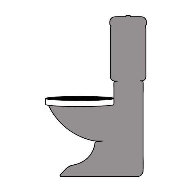 Toilet vector element design