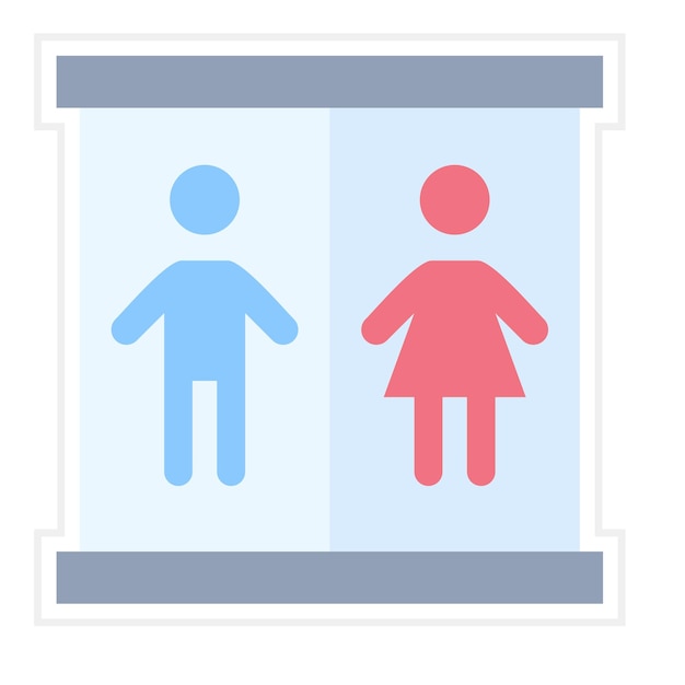 Toilets icon vector afbeelding Kan worden gebruikt voor City Elements