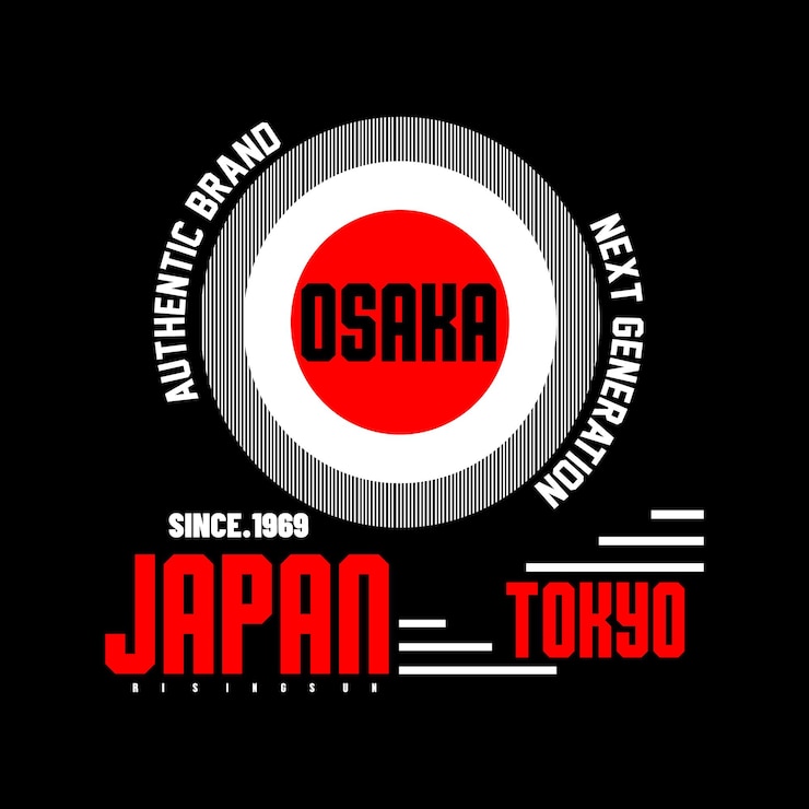 Vector tokyo japan slogan typography graphic motivation t shirt print design vector illustration