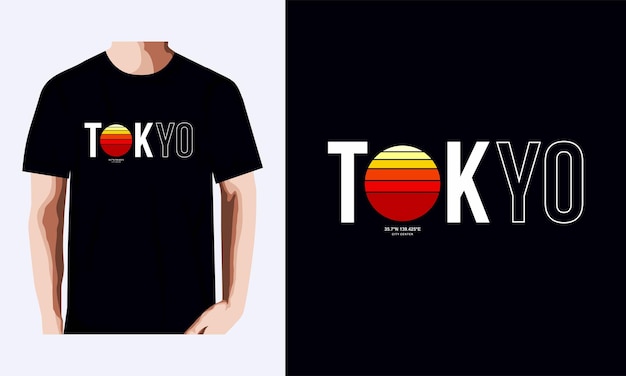 Premium Vector | Tokyo t-shirt and apparel design premium