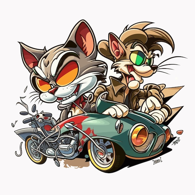 Tom and Jerry Vector