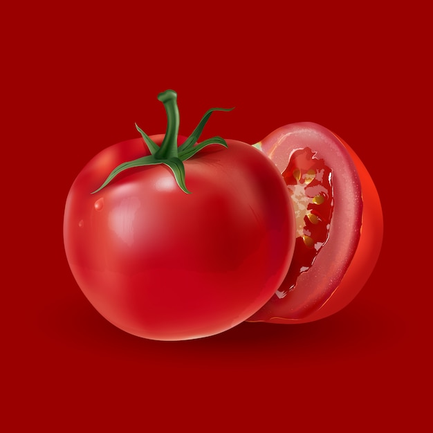 Tomaten geïsoleerd