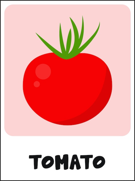 Tomato flashcard