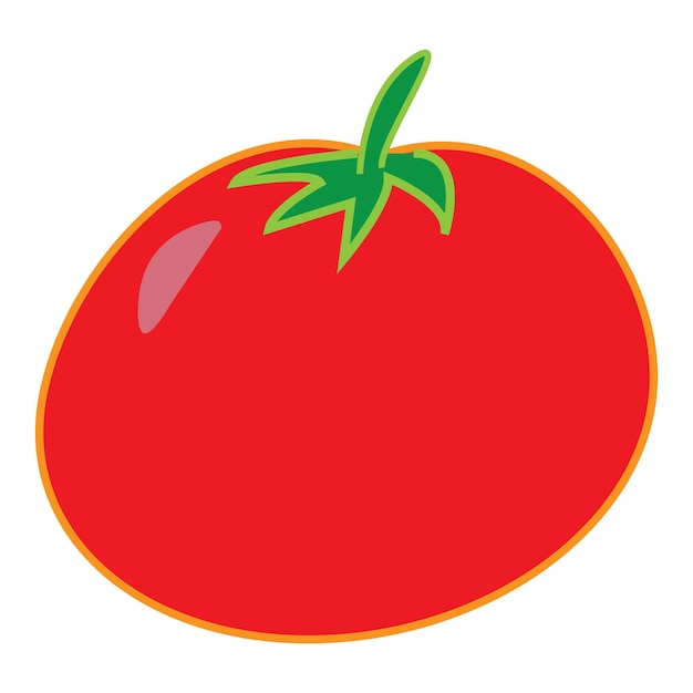 Tomato icon logo vector design template