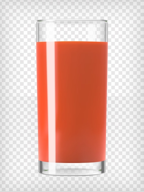 Tomato Juice in a Glass