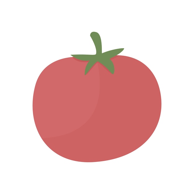 Tomato semi flat color vector object