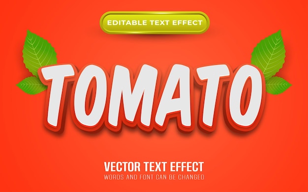 Tomato text effect