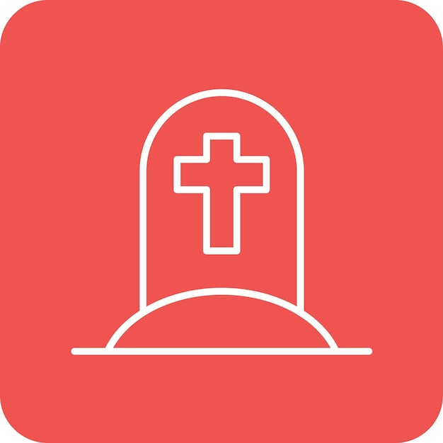 Tomb vector icon Can be used for Funeral iconset