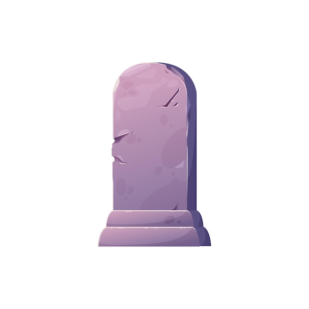 Vector tombstone headstone isolate marker gravestone icon