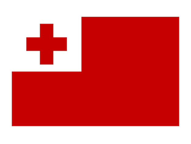 Tonga flag official country flag world flag icon international flag icon