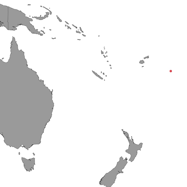 世界地図上のトンガ ベクトル図