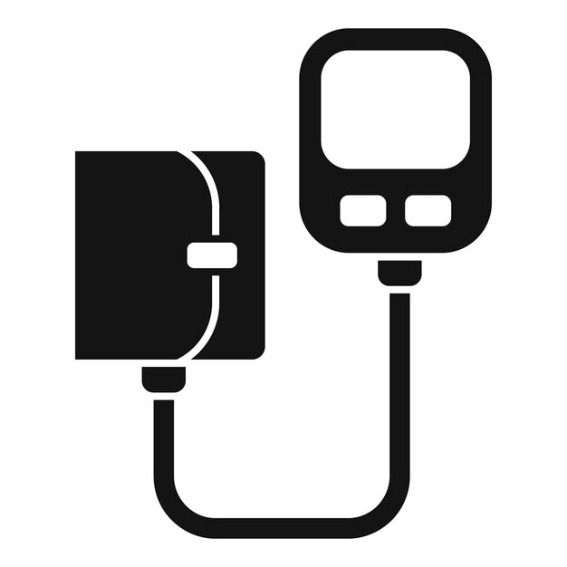 Vector tonometer device icon simple vector control measurement