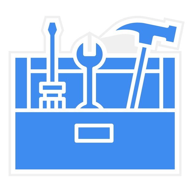 Vector tool box icon vector image can be used for electrician tools