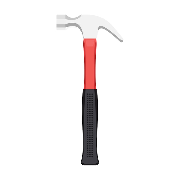 Tool hammer cartoon vector illustration isolated object