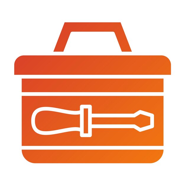 Vector toolbox icon style