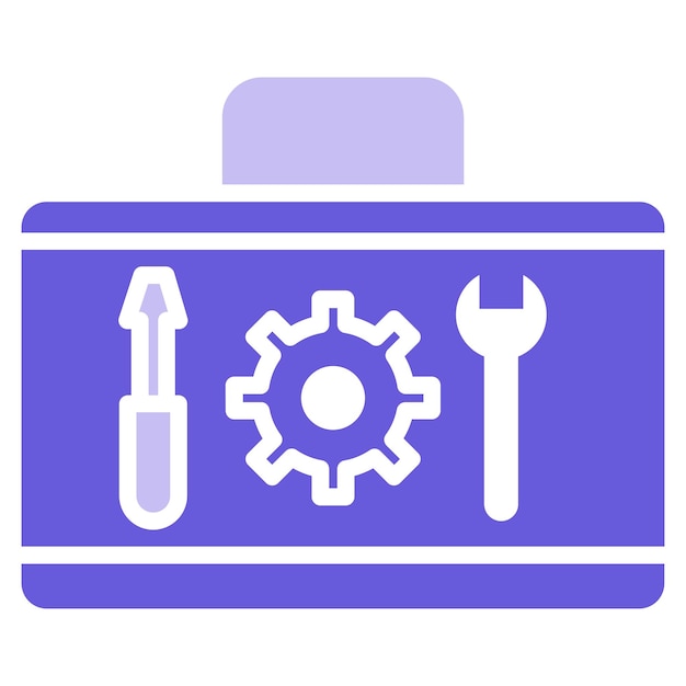 Vector toolbox vector illustration