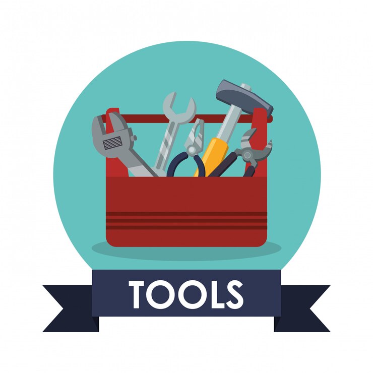 Vector tools icons design 
