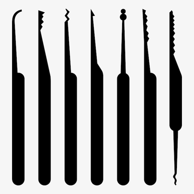 Vector tools for lockpicking