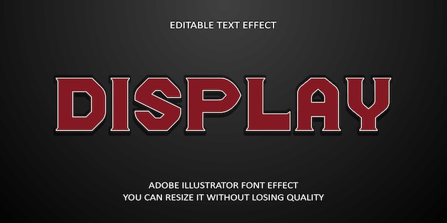 Toon tekst lettertype effect