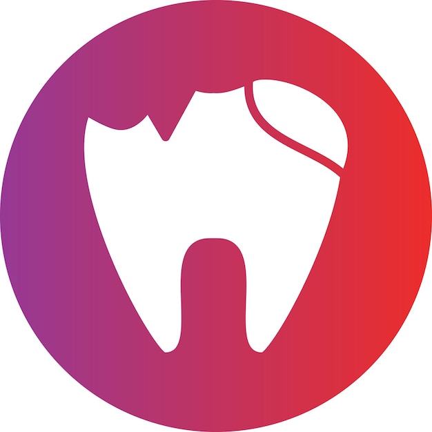 Tooth Decayed Icon Style