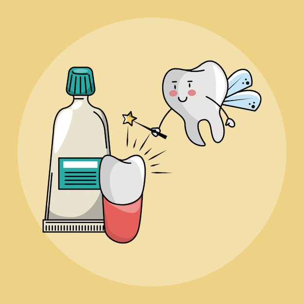 Fata dei denti e cure dentistiche