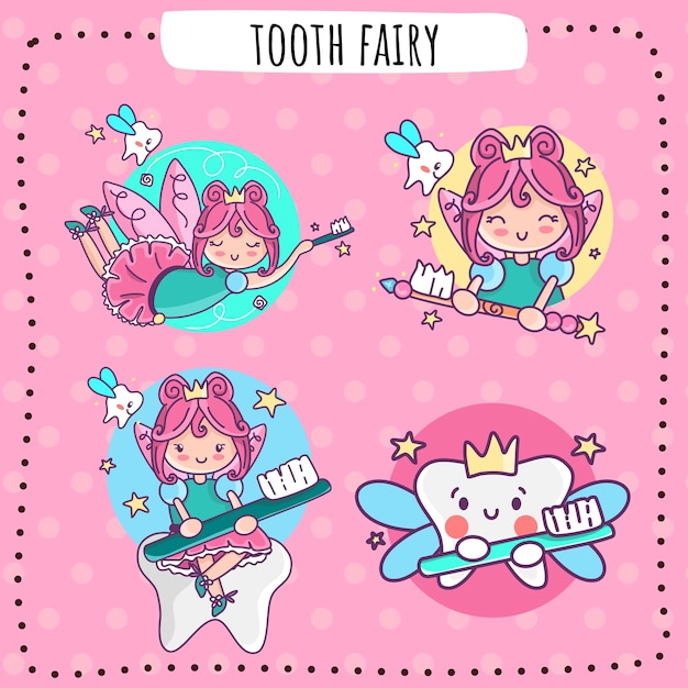 Tooth Fairy Logo Icon