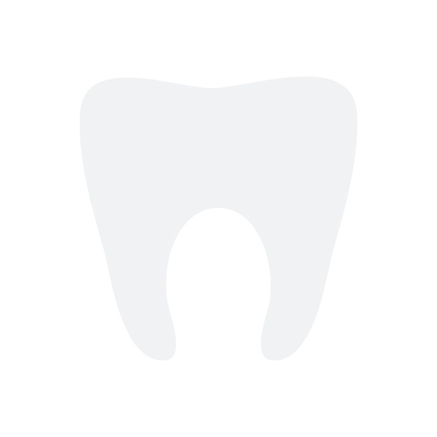 Vector tooth illustration on transparent background